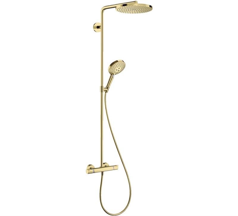 Hansgrohe Raindance Select S 240 Shower Column - Gold #343818