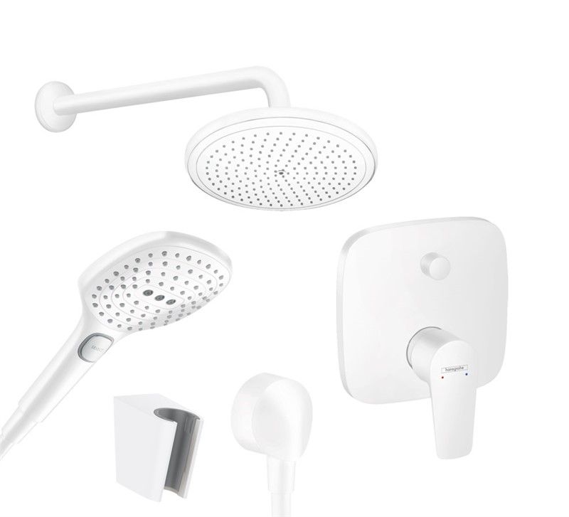 Hansgrohe Talis E Built-in Shower Set - White #343834