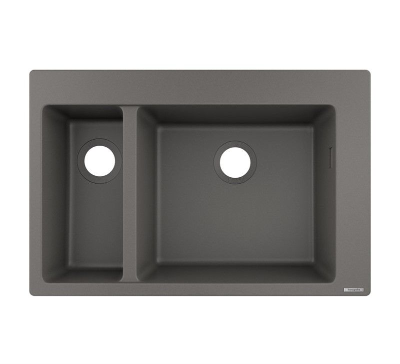 Hansgrohe Undermount Kitchen Sink - Dark Gray #343897