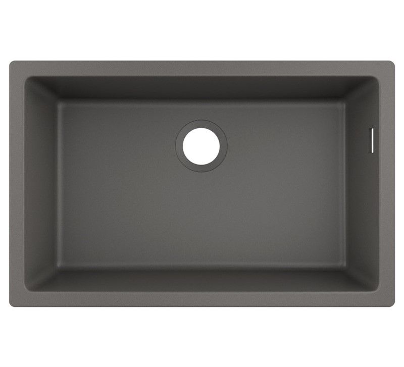 Hansgrohe Kitchen Sink with Siphon Set - Dark Gray #343900