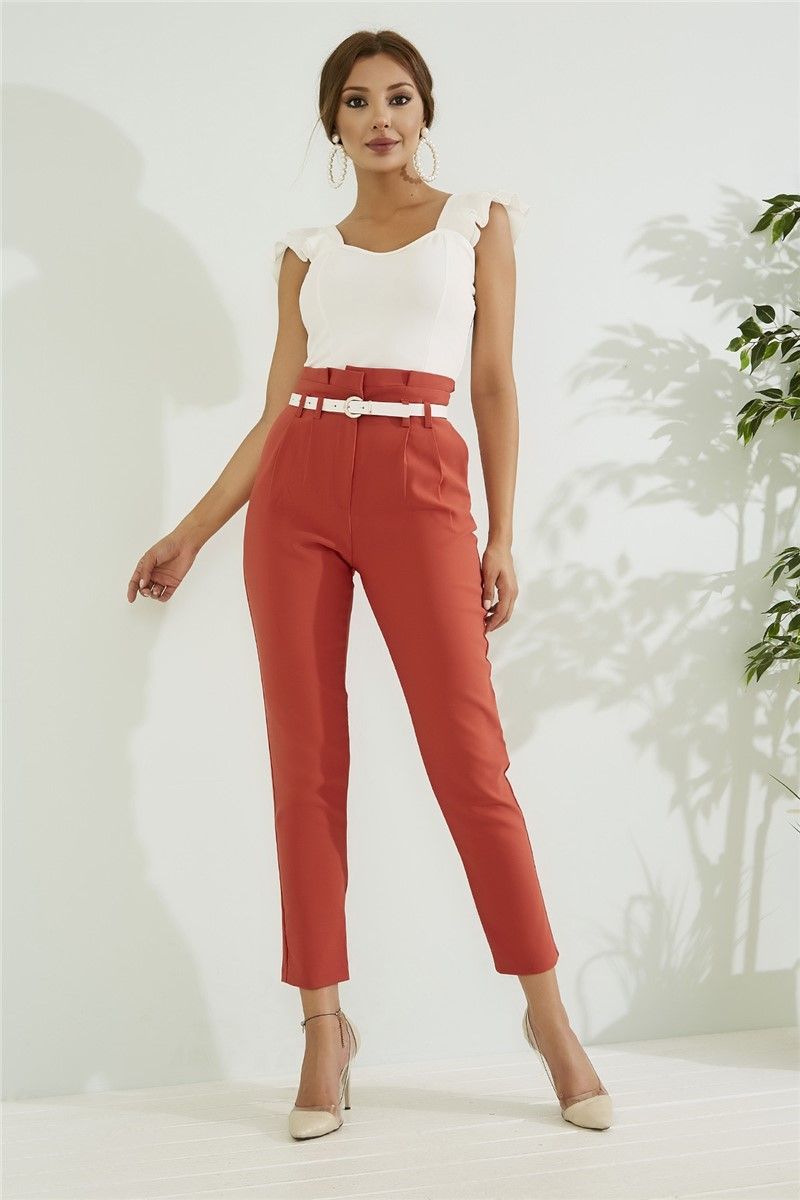 Women's Trousers - Red #271201