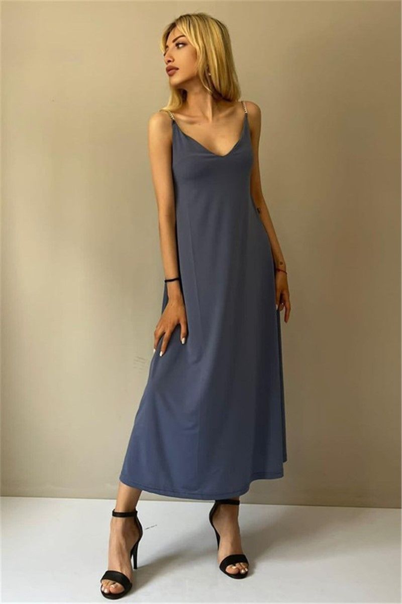 Women's Long Dress MG1542 - Dark Gray #333086