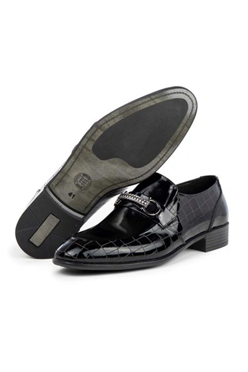 Ducavelli férfi valódi bőr cipő - fekete #363771