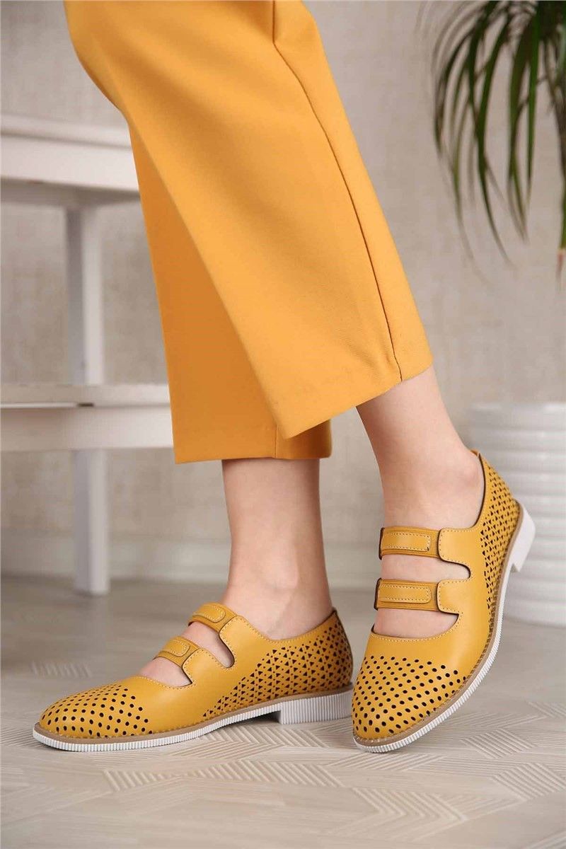 Women's Shoes - Mustard #300948
