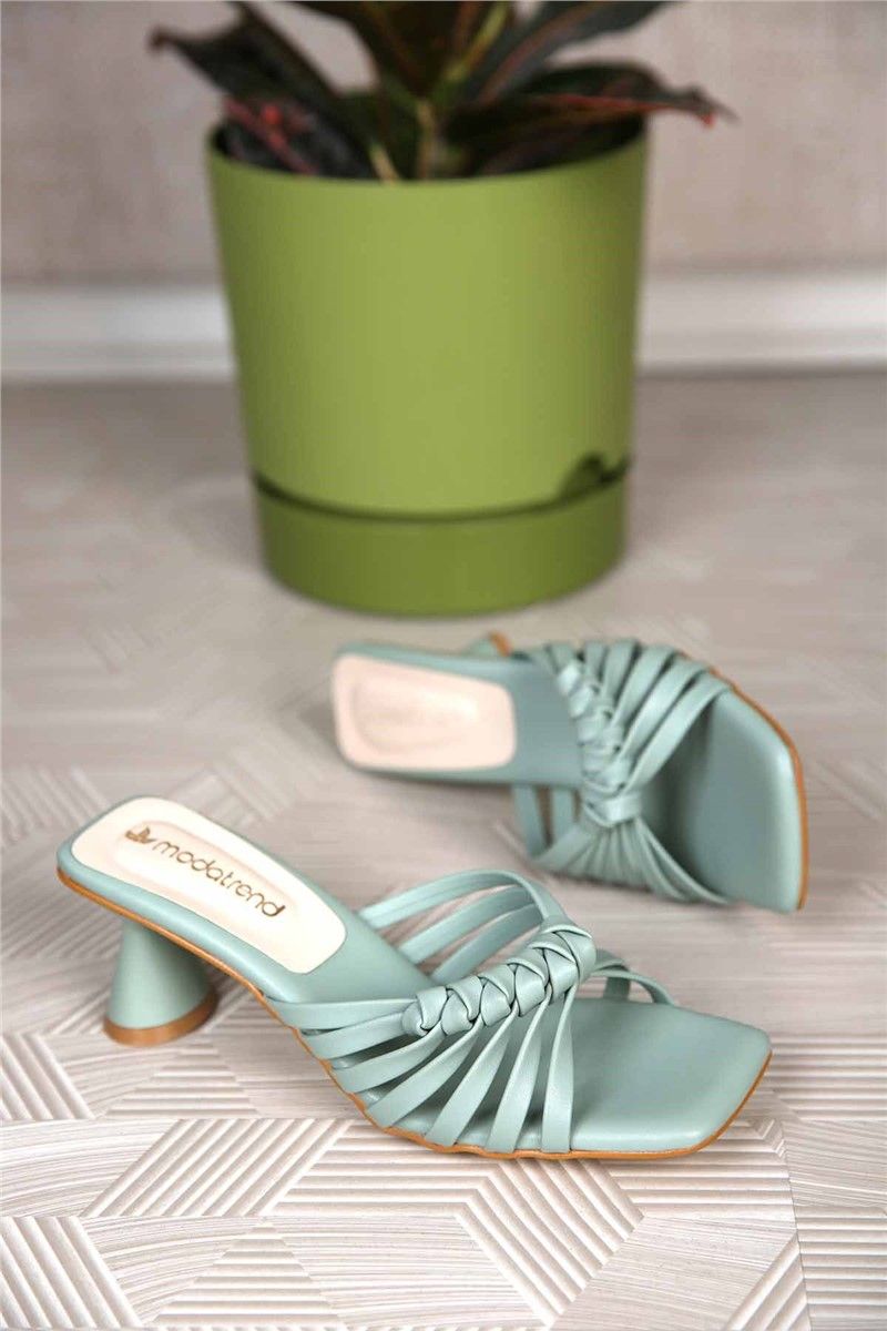 Modatrend Women's Slippers - Mint Green #306912