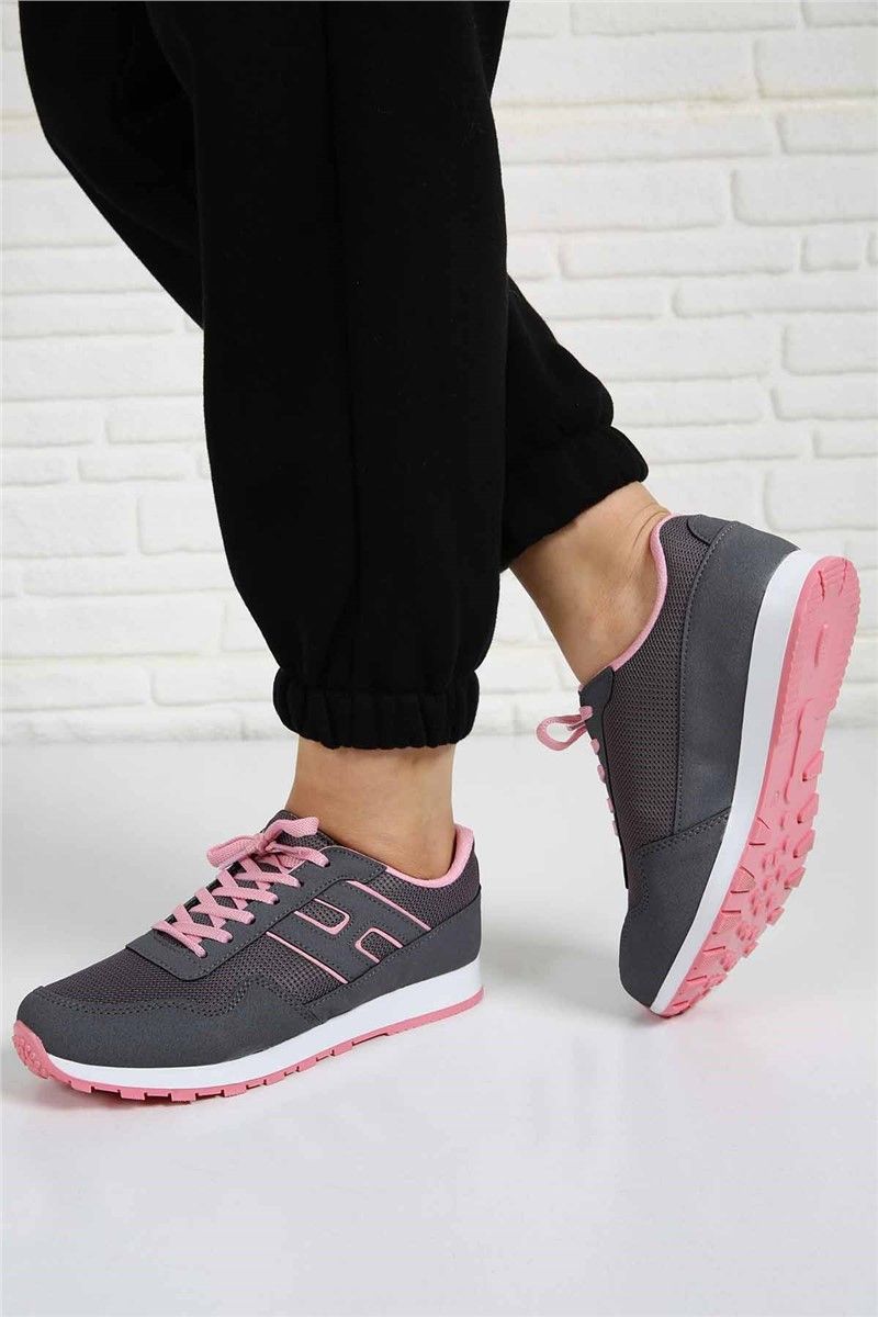 Women's Trainers - Grey, Pink #299614