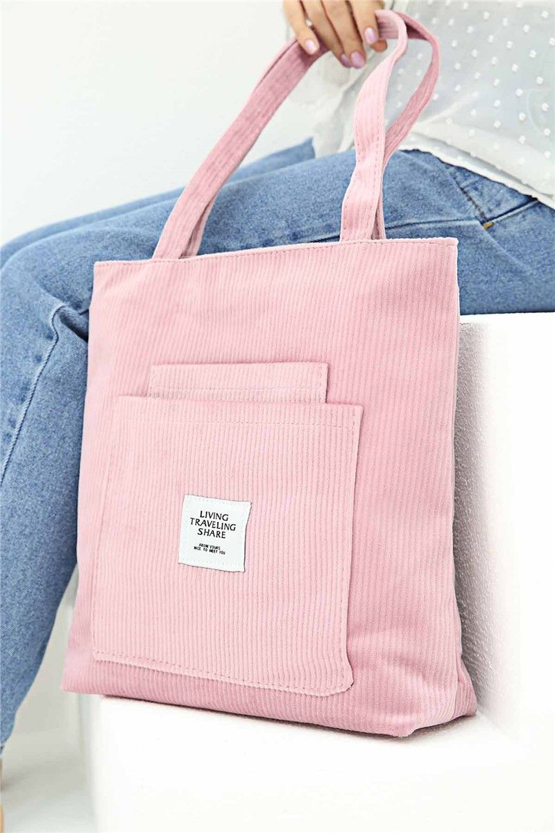 Women's velvet bag - Pink #320739