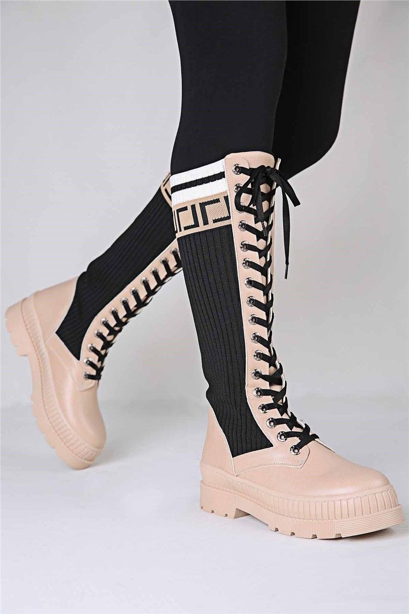 Women's Boots - Light Beige #316762