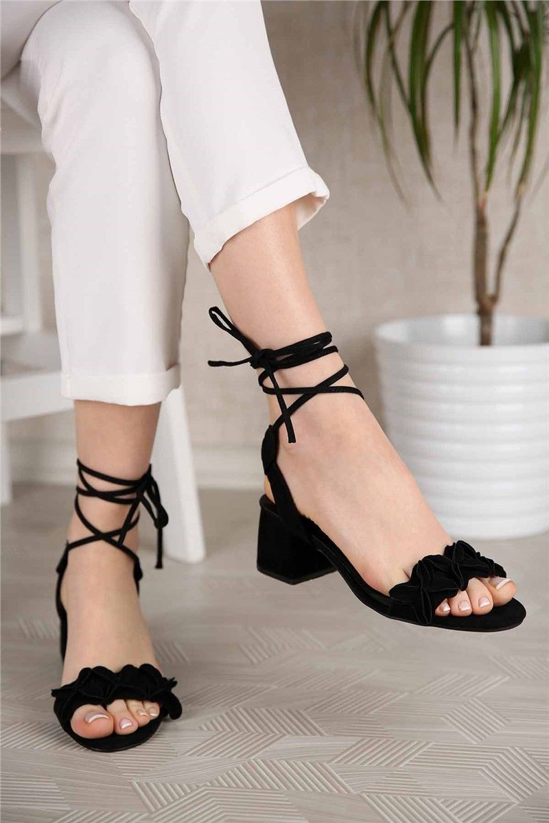 Women's heeled sandals - Black 299905