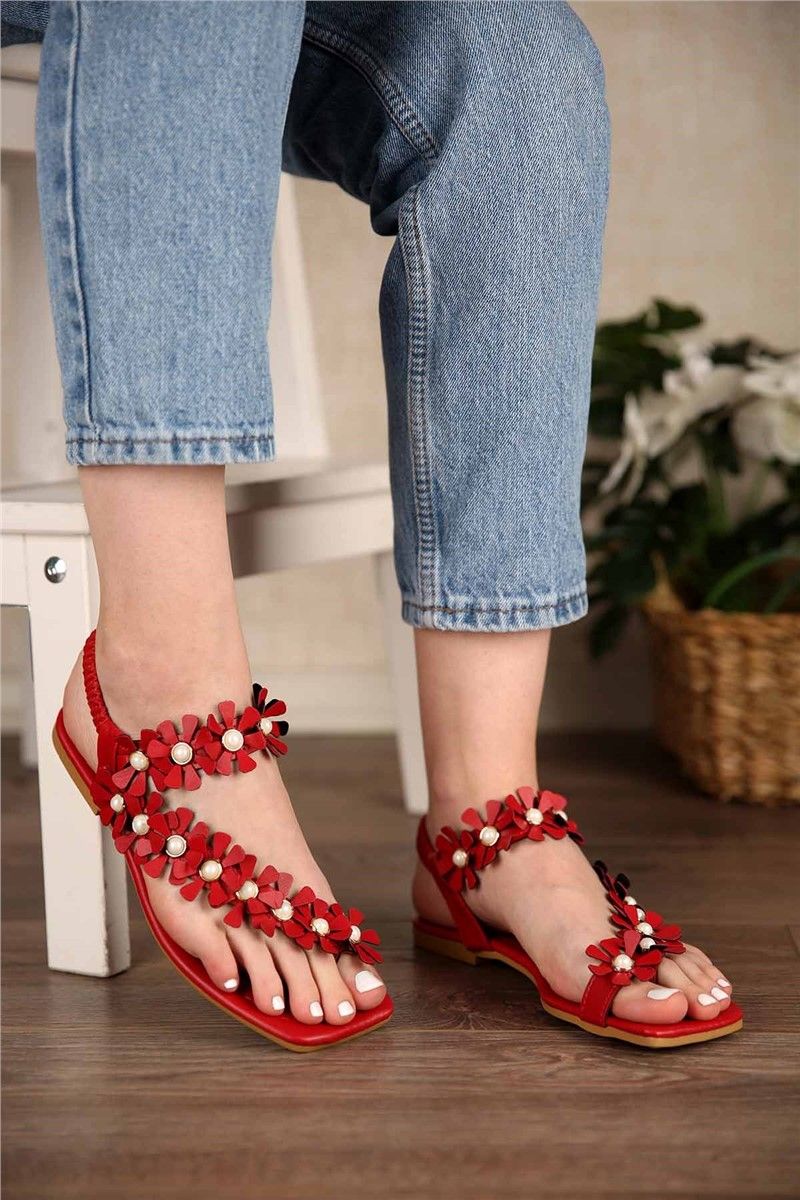 Modatrend Women's Sandals - Red #303227