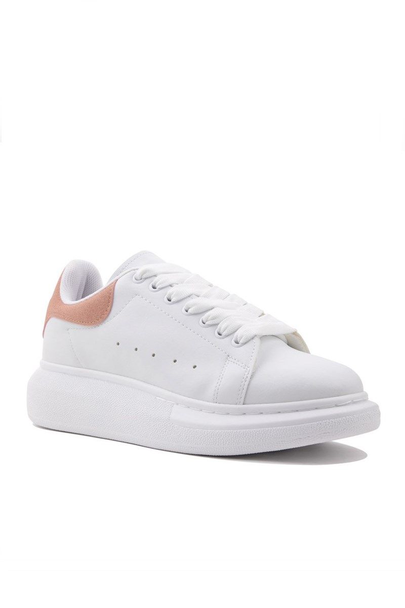Women's sports shoes - White with Powder #328070