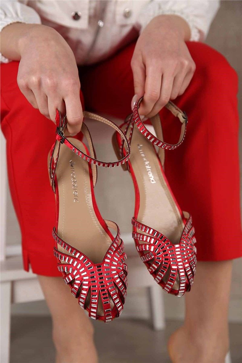 Modatrend Women's Sandals - Red #301211