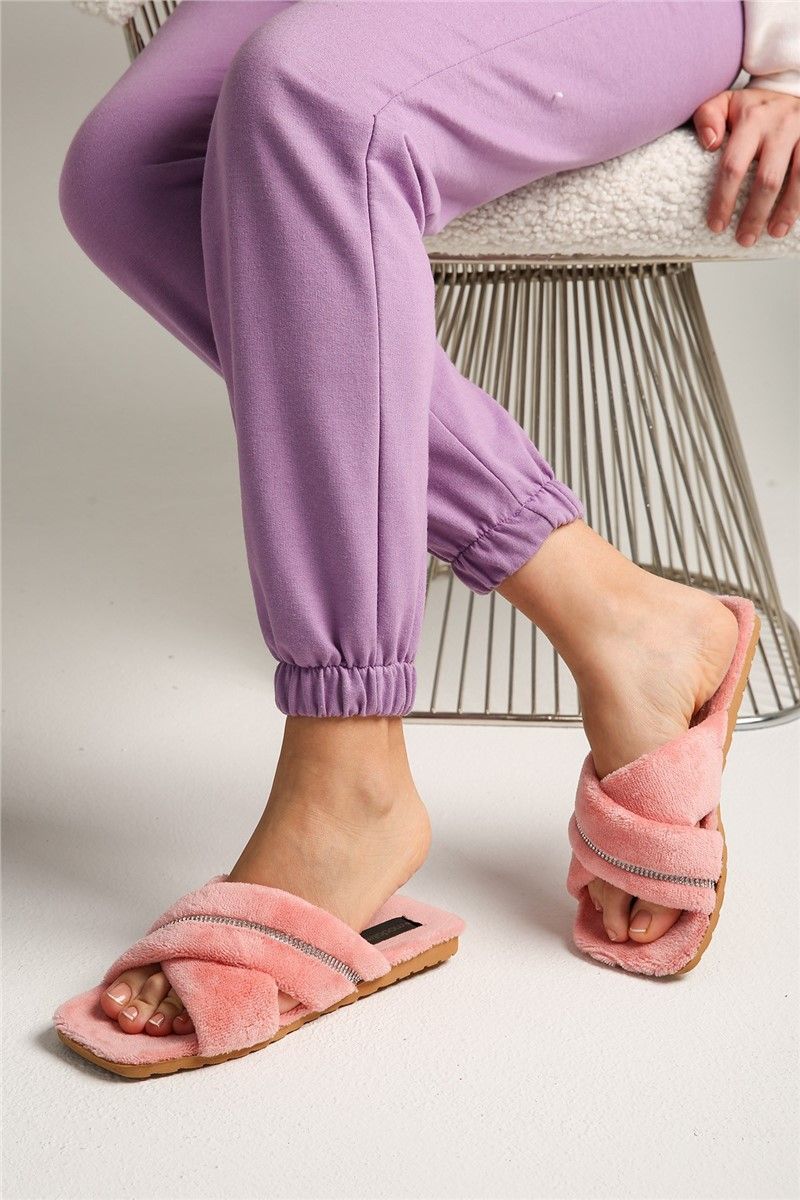 Modatrend Women's Slippers - Salmon Pink #320344