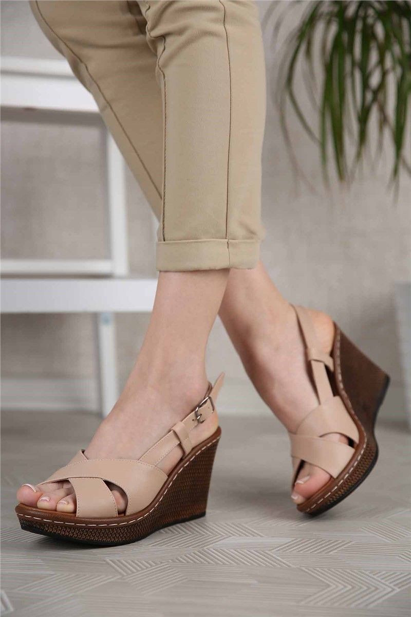 Modatrend Women's Sandals - Brown, Beige #301166