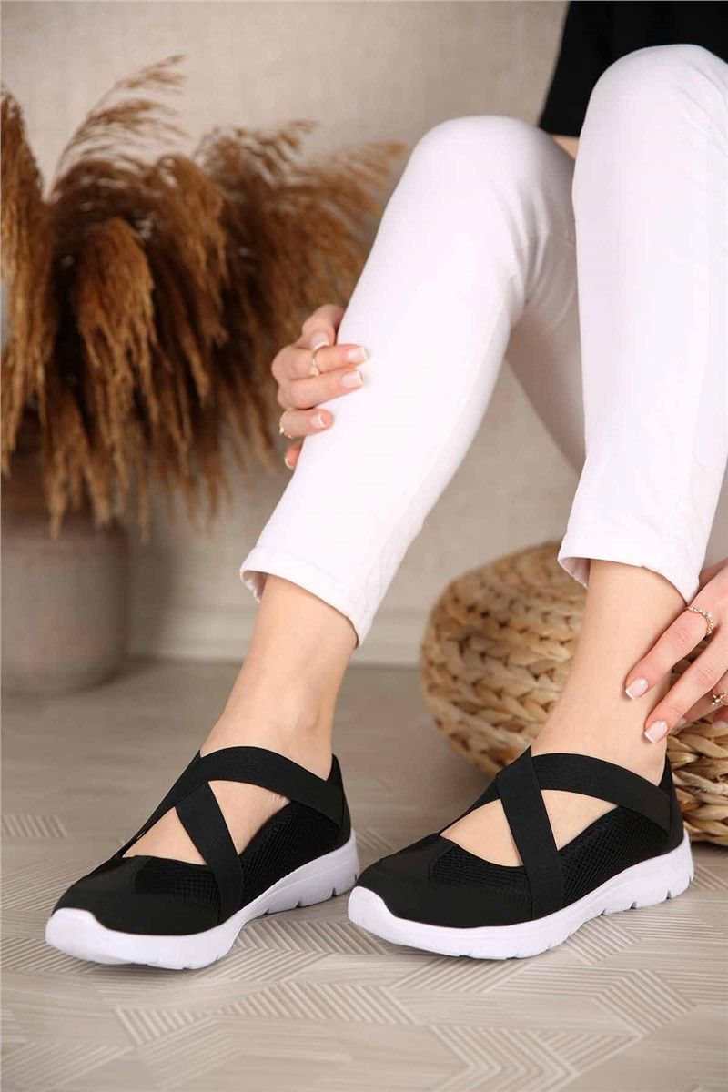 Women's Shoes - Black, White #299591