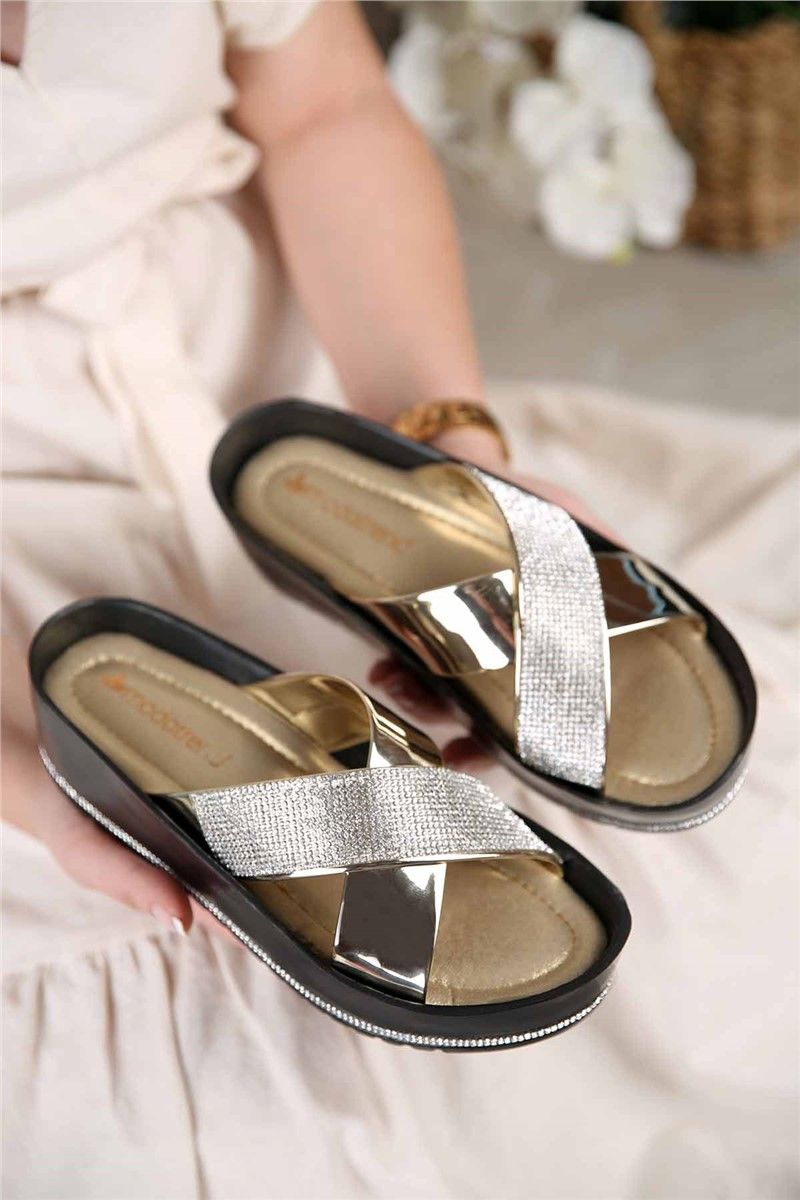 Pantofole da donna - Colore platino #304654