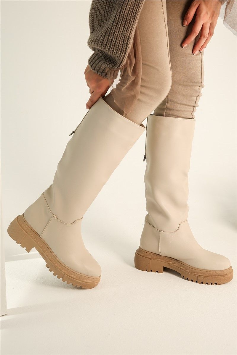 Women's Boots - Light Beige #319904