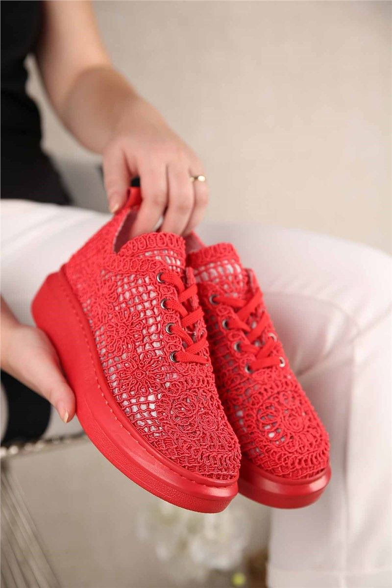 Sneakers donna - Rosso 304345
