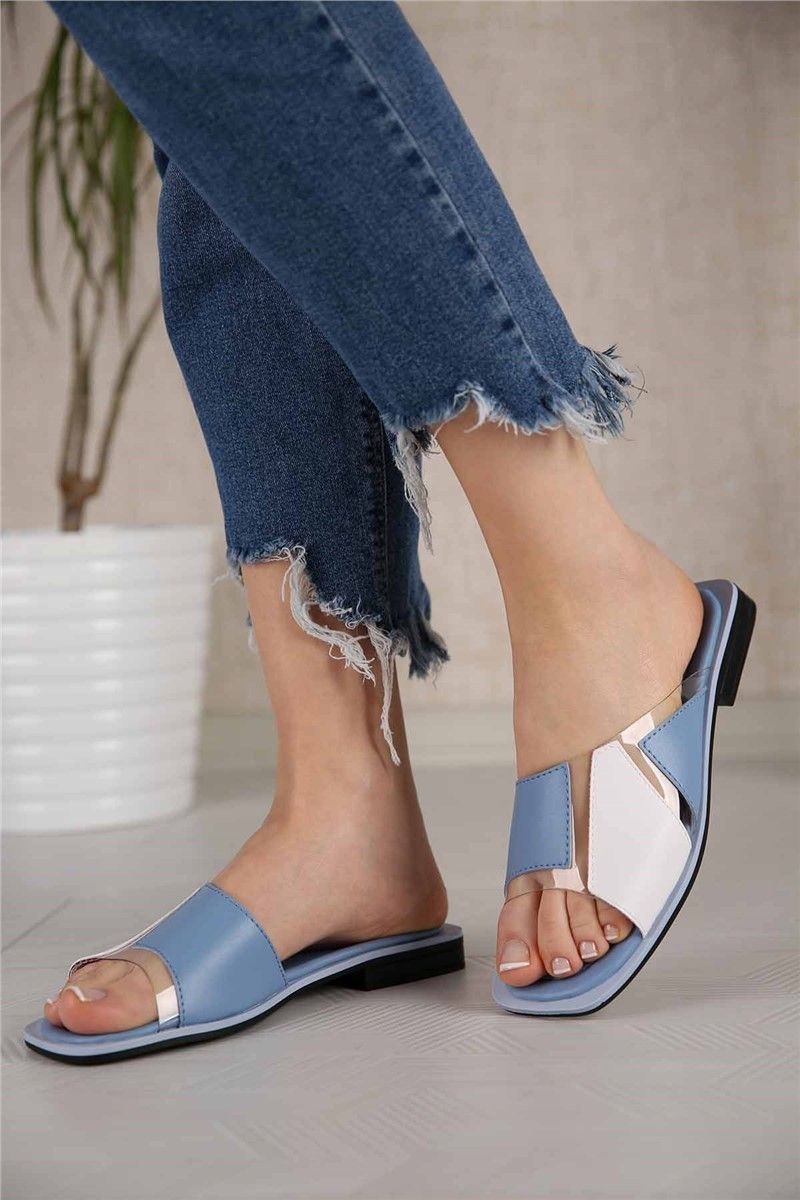 Modatrend Women's Sandals - Blue, White #299782
