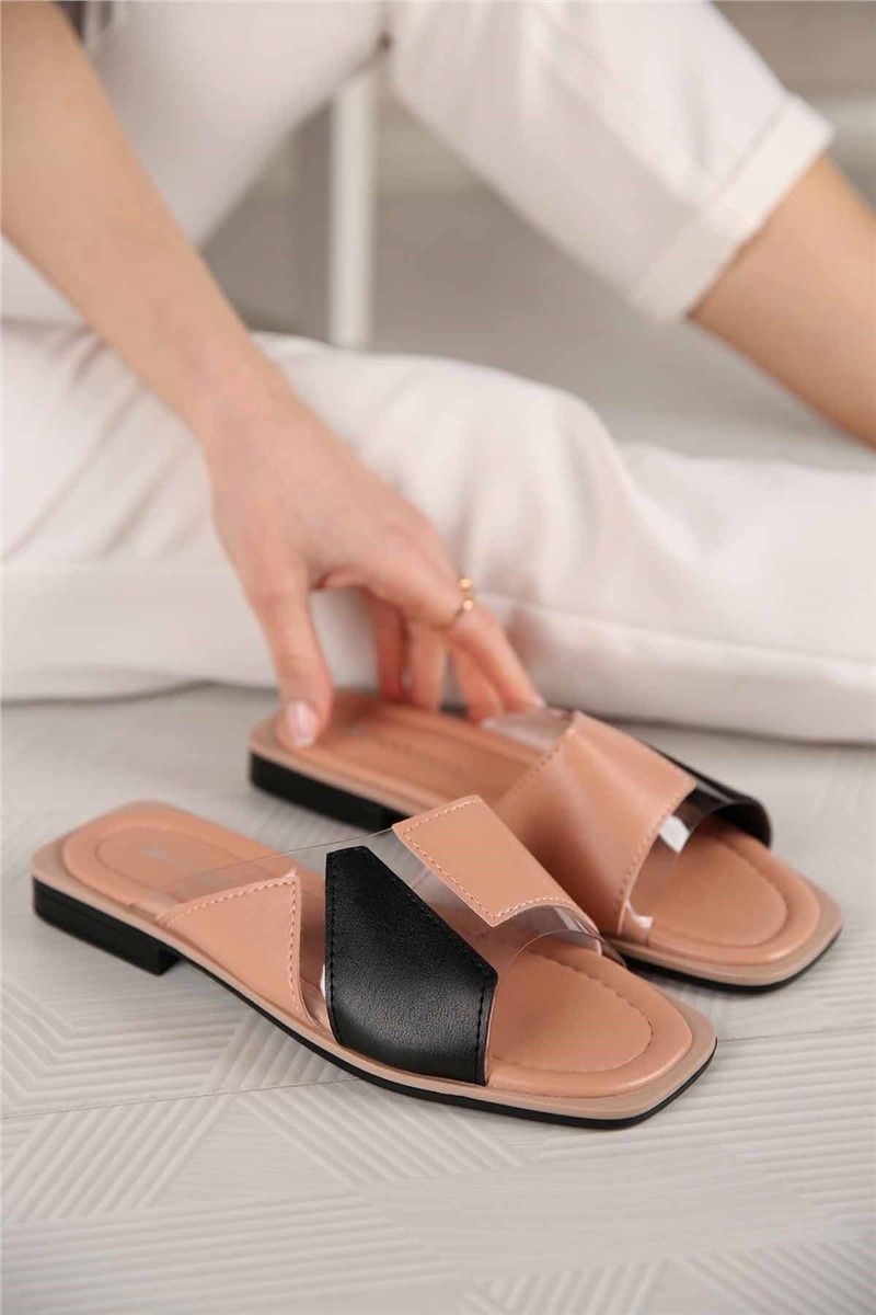Modatrend Women's Sandals - Beige, Black #299783