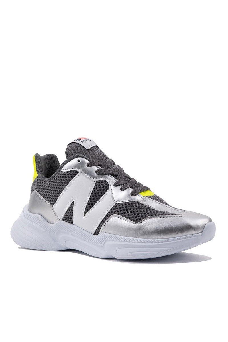 Women's sports shoes - Gray with White #324865