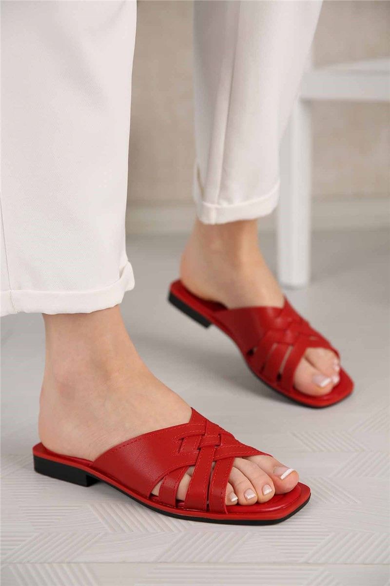 Pantofole da donna - Rosso 299769