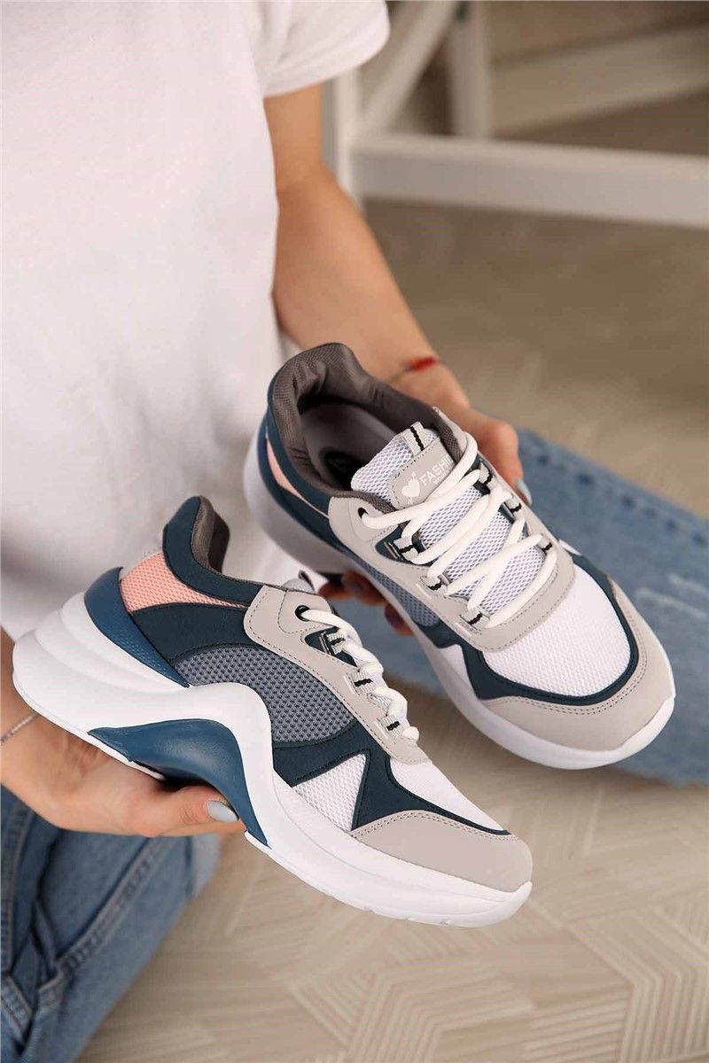 Women's Trainers - Blue, Pink, Grey #302219