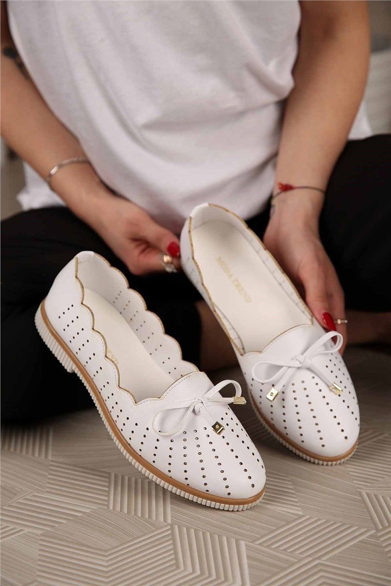 Women's Loafers - White #301112