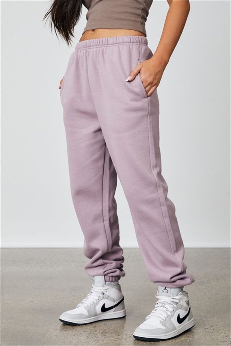 Pantaloni sportivi da donna MG1235 - Viola chiaro #328301