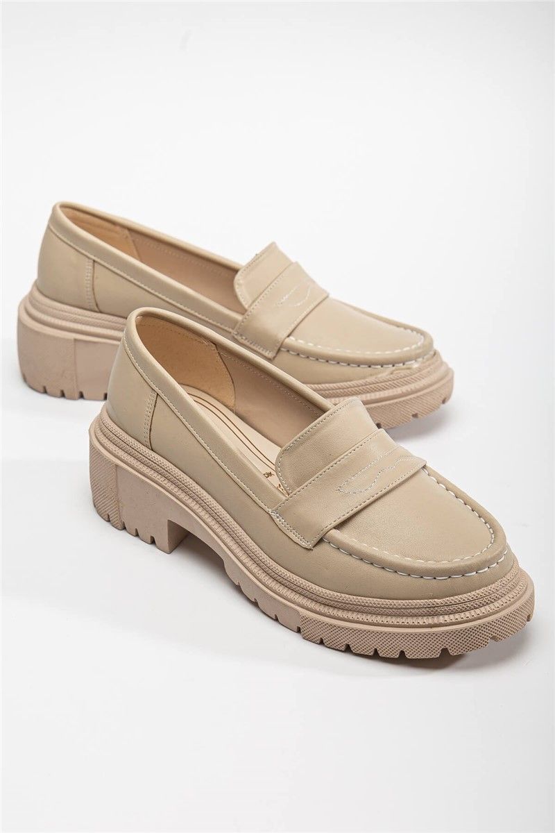 Women's Loafers - Beige #364673