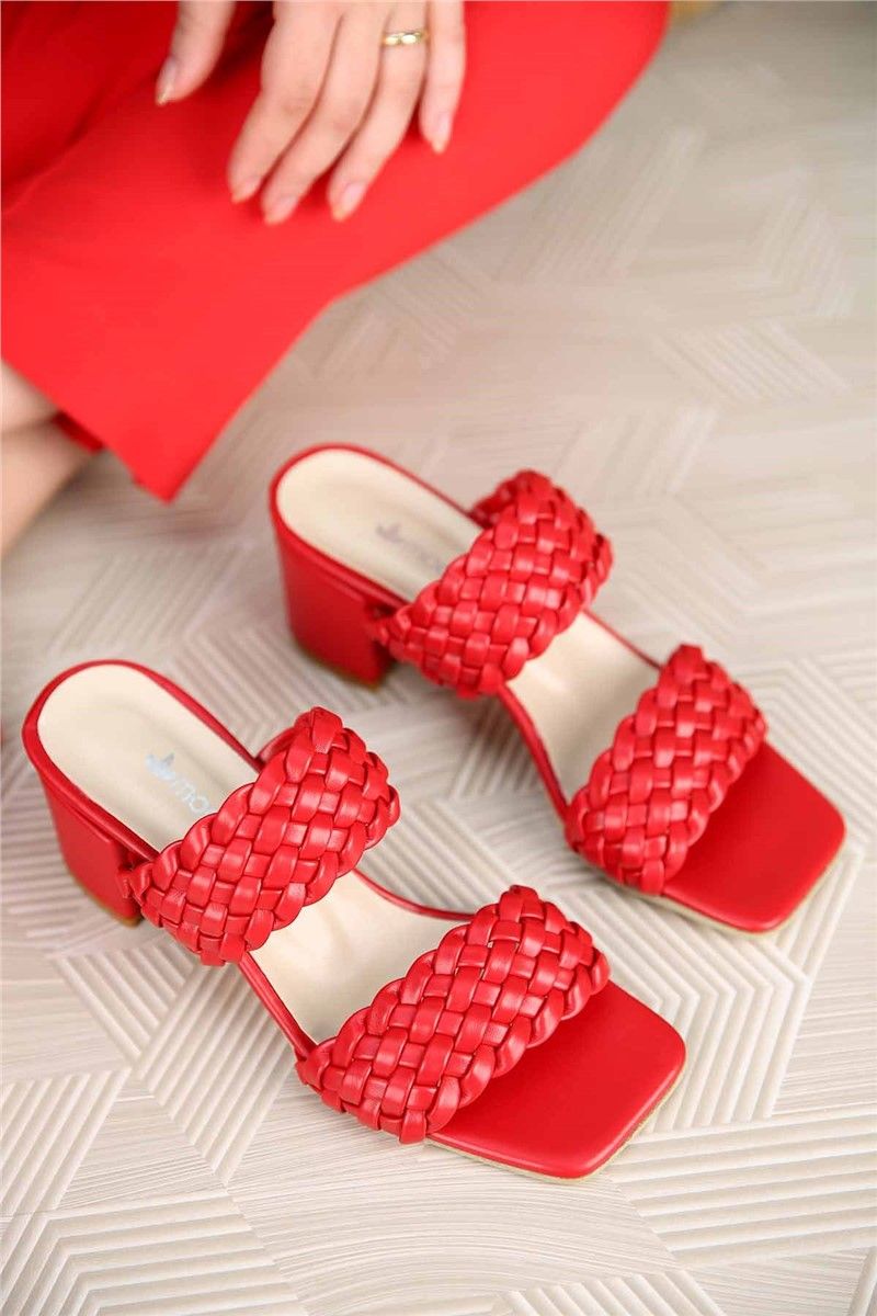 Modatrend Women's Sandals - Red #304288