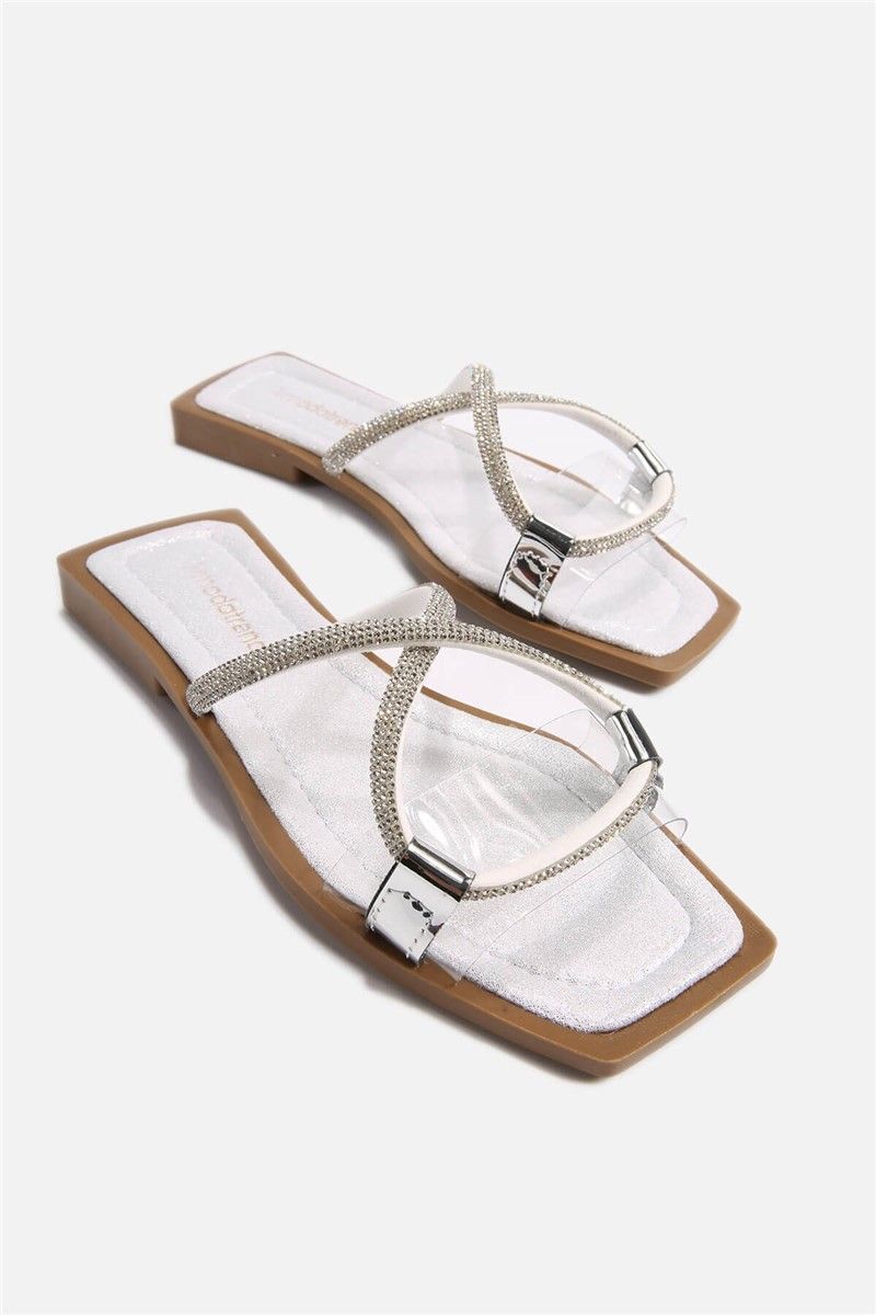 Women's slippers - White #329723