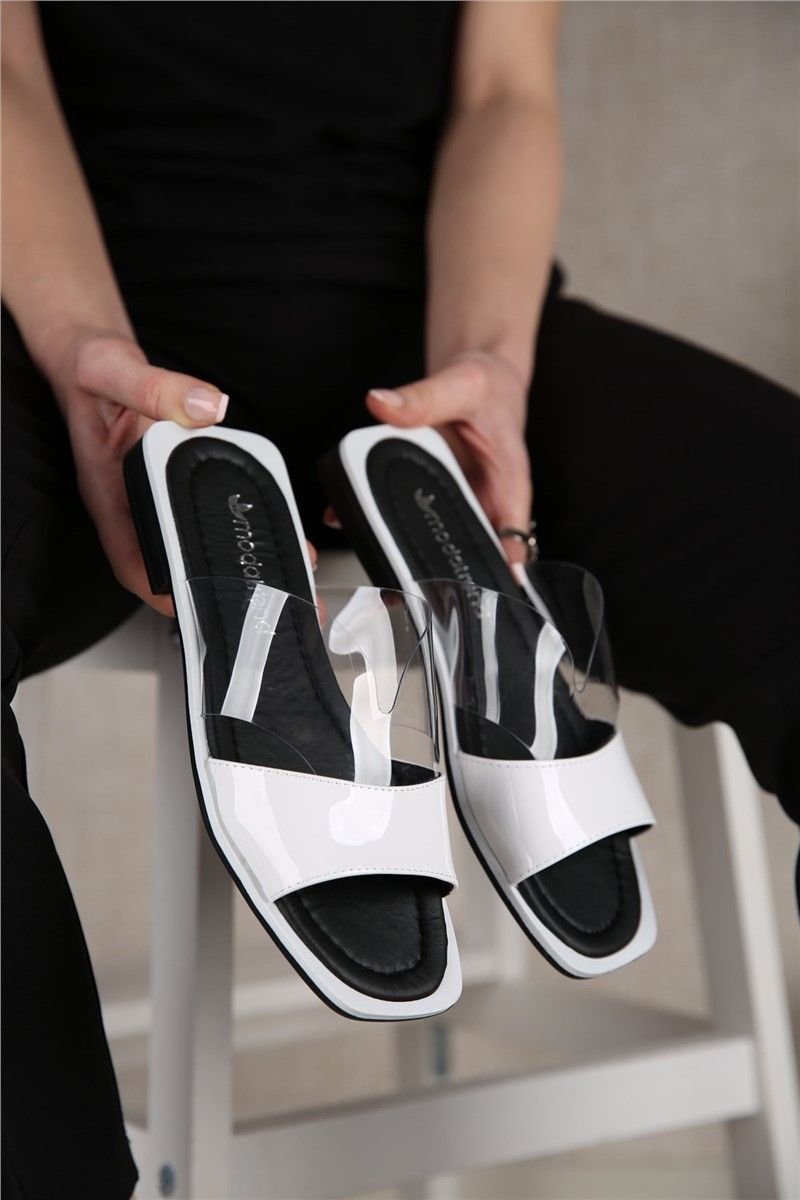 Pantofole da donna - Bianco 299855