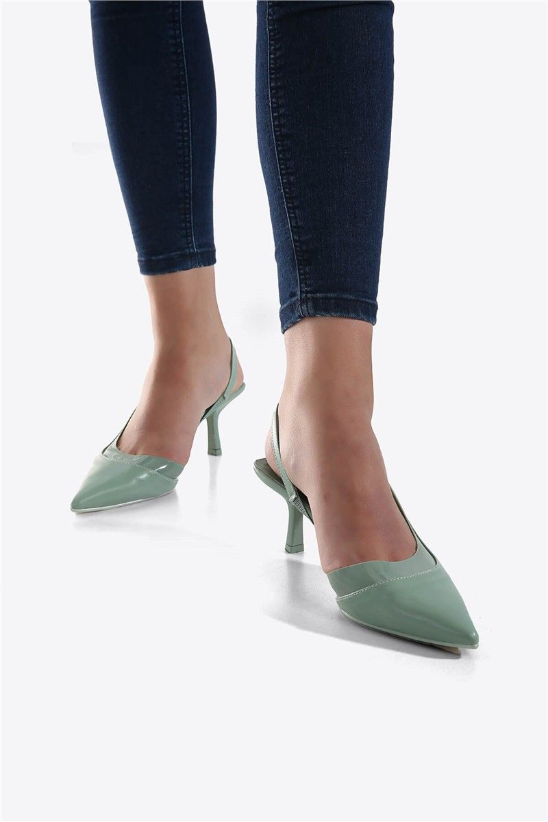 Women's shoes with heels - Mint #333796