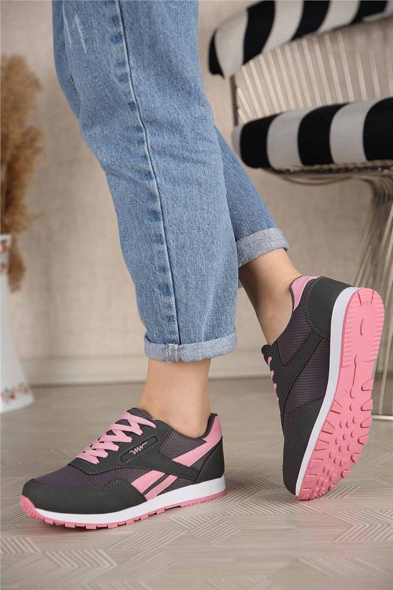 Women's Trainers - Grey, Pink #299500