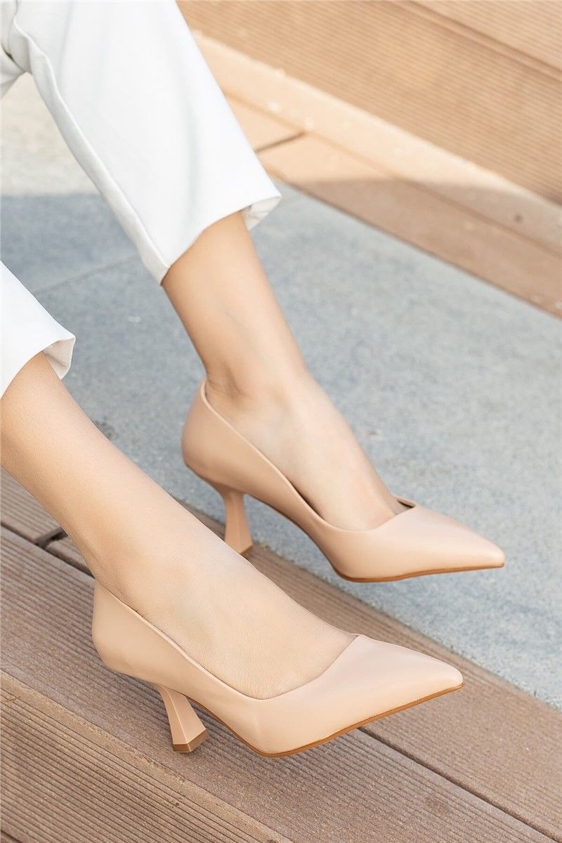 Elegantne ženske cipele - bež #363032