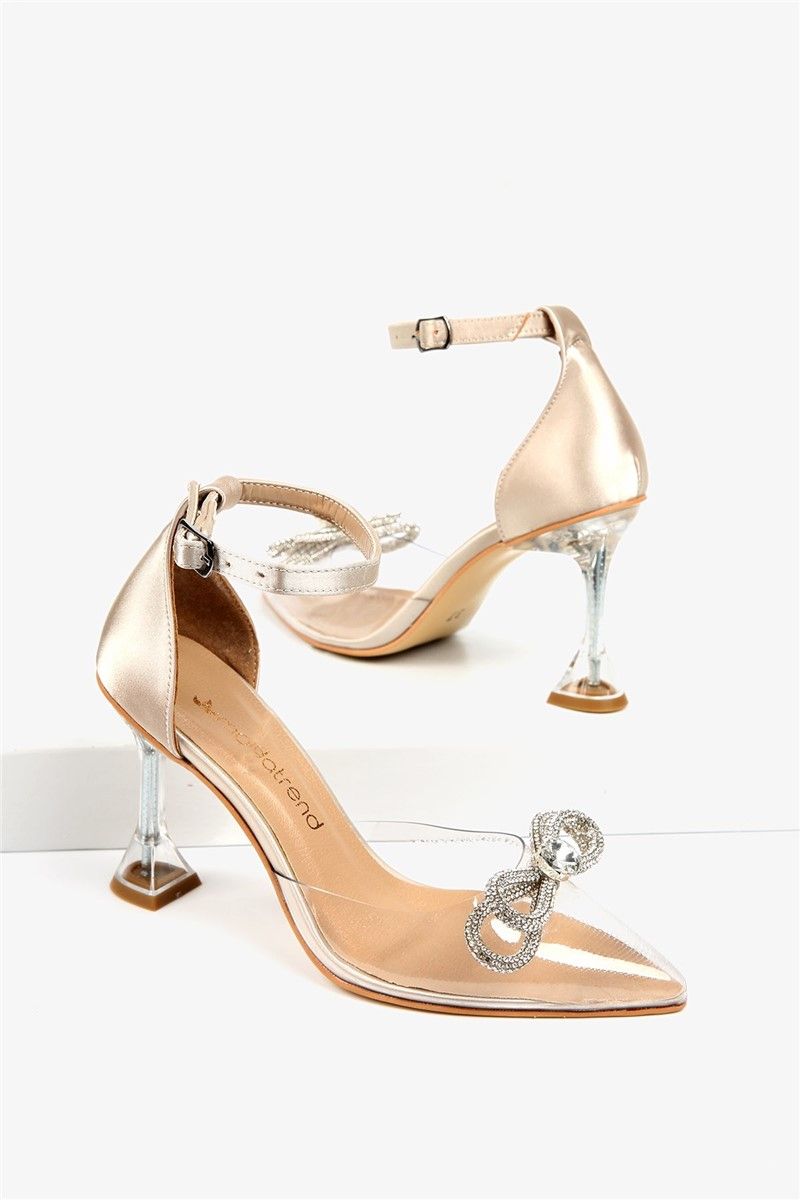 Women's high heels - Beige #328905