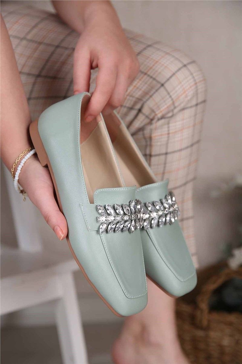 Women's Loafers - Mint Green #306164
