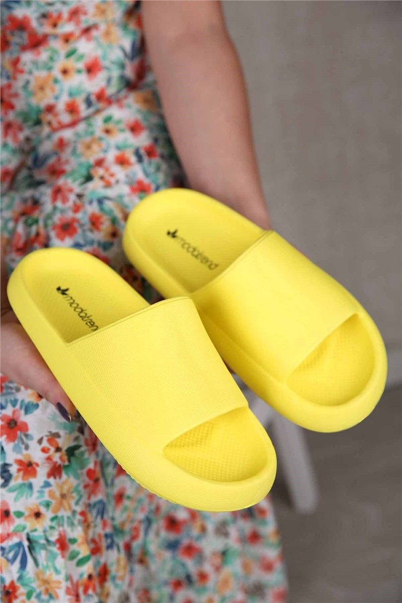 Modatrend Women's Slippers - Yellow #309081