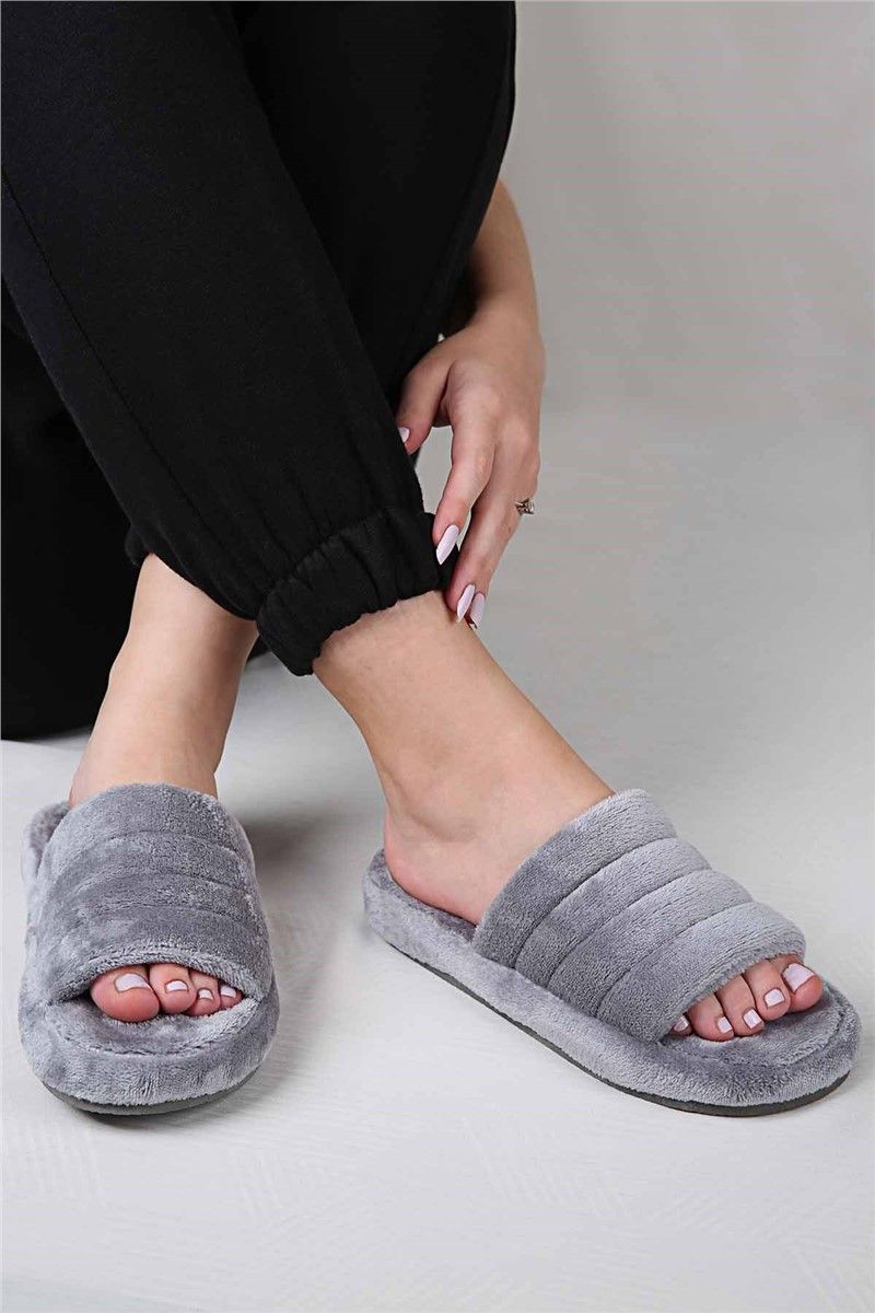 Modatrend Women's Slippers - Grey #316793
