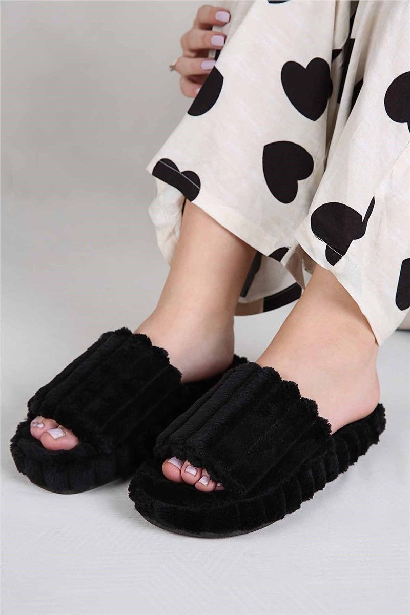 Modatrend Women's Slippers - Black #316774