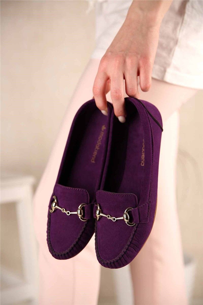 Women's Loafers - Purple #301191