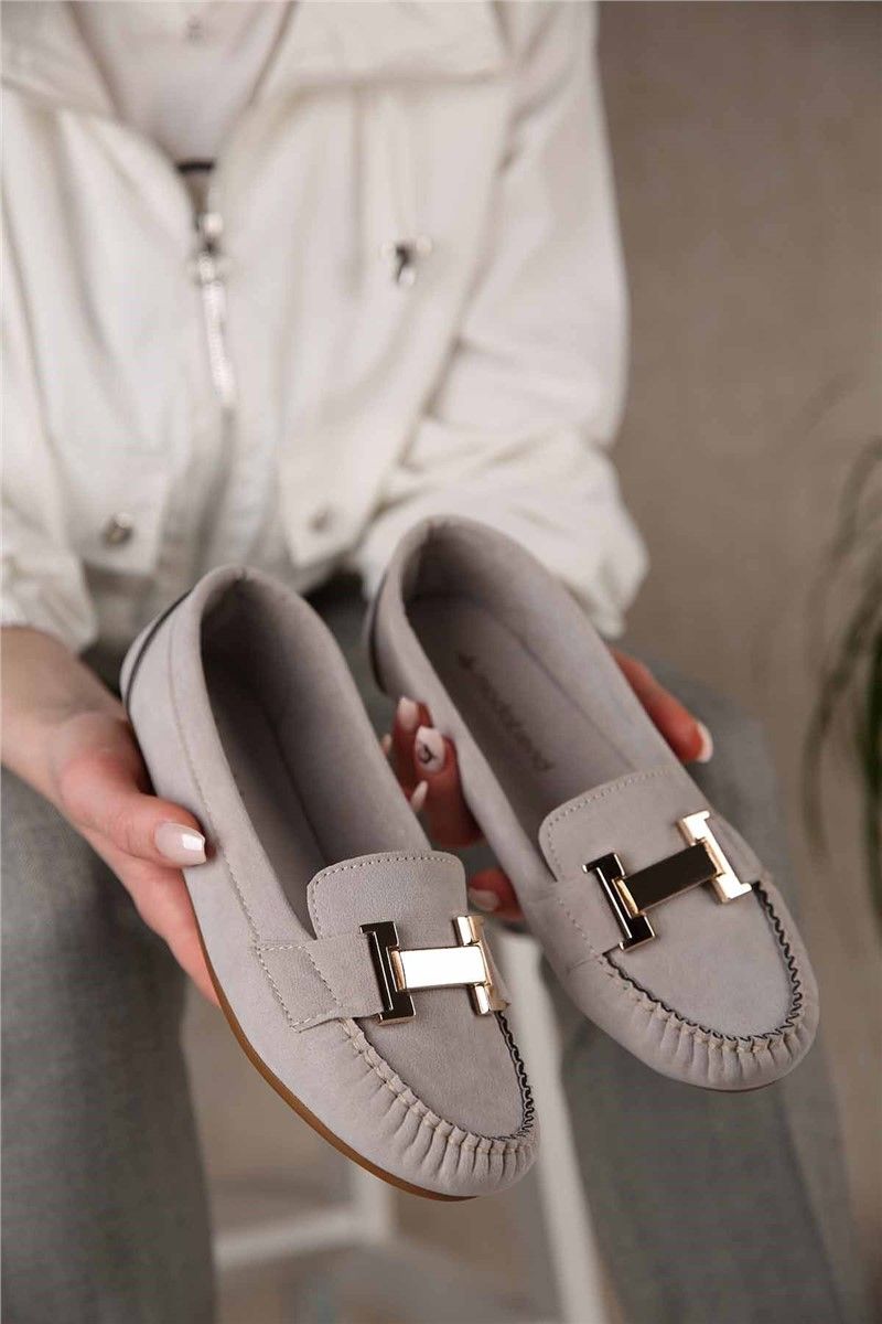 Women's Loafers - Grey #301151