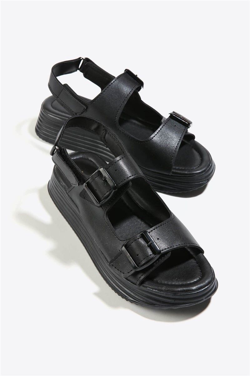 Ženske svakodnijevne sandale - crne #333148
