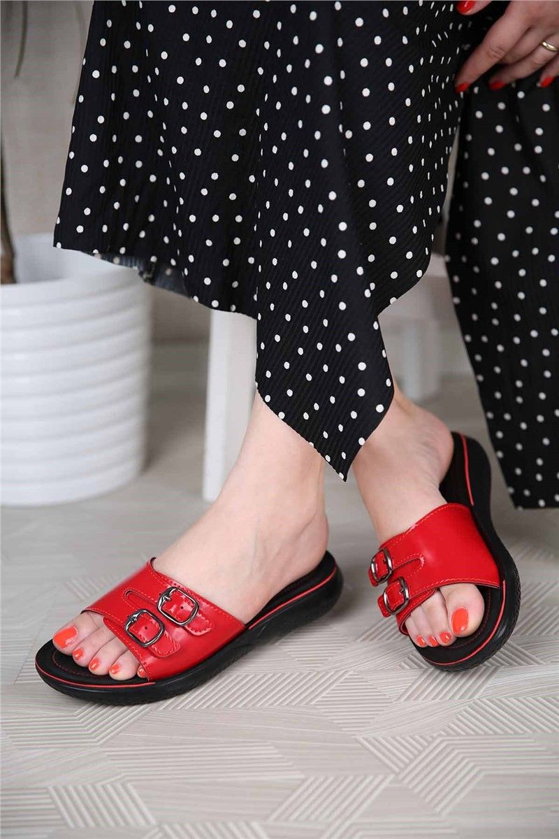 Women's slippers - Red # 309657