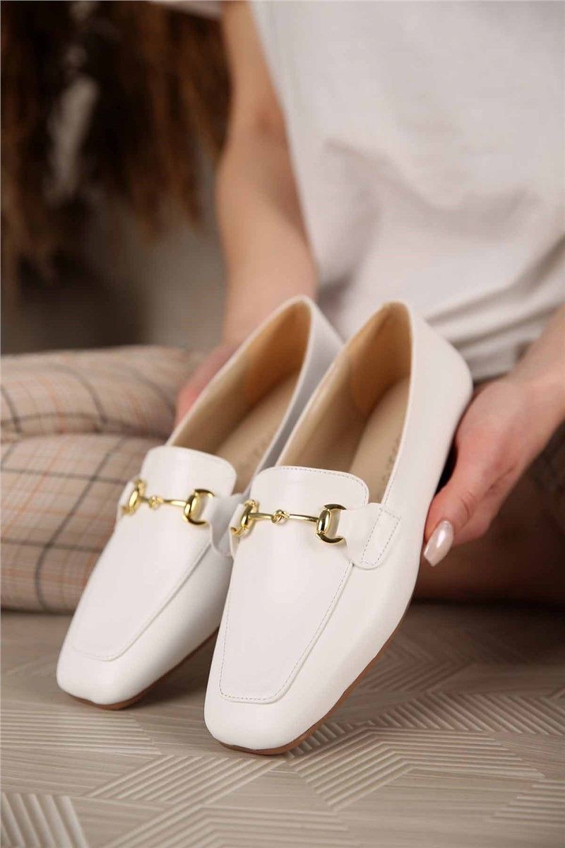 Women's Loafers - White #302300