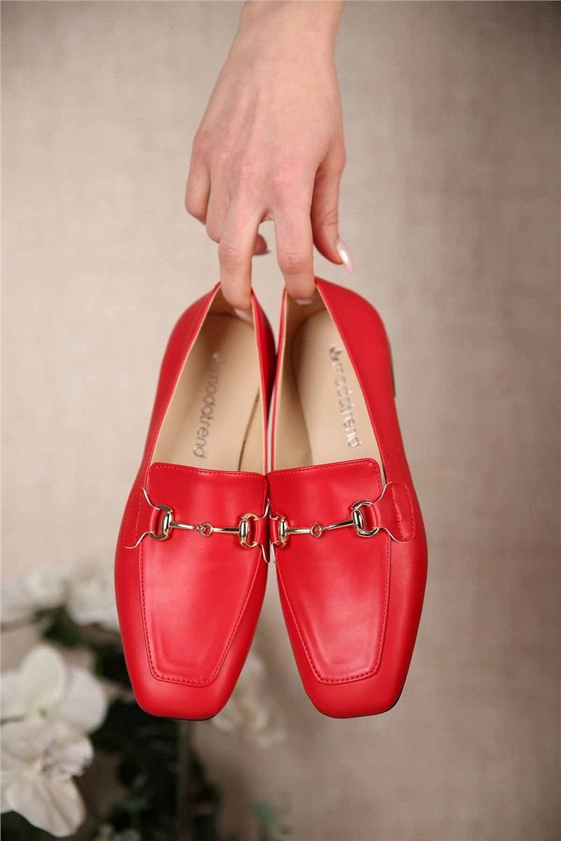Women's Loafers - Red 302301