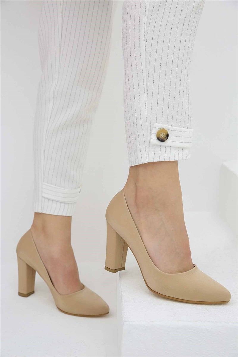 Women's elegant shoes - Beige #321176