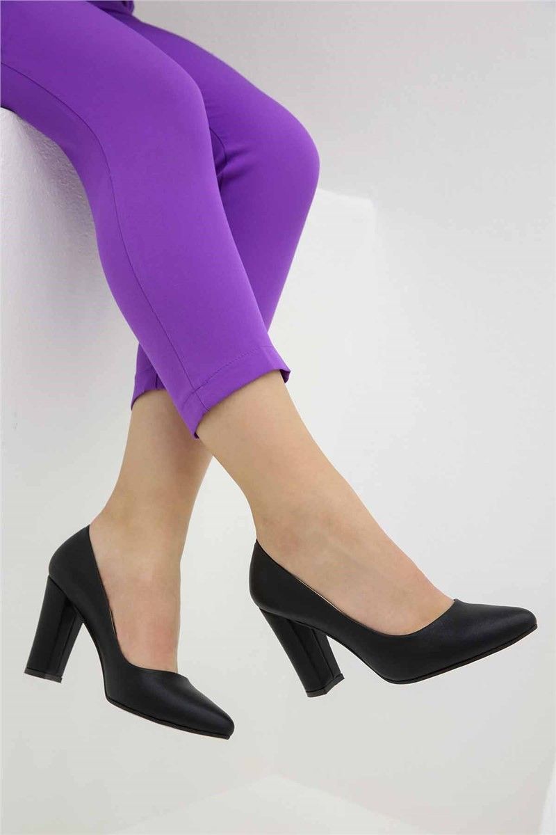 Дамски елегантни обувки - Черни #321177
