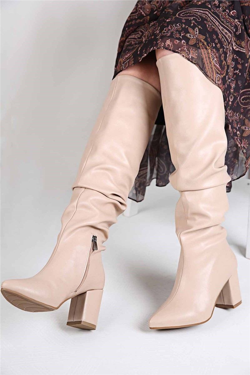 Women's Boots - Light Beige #319853